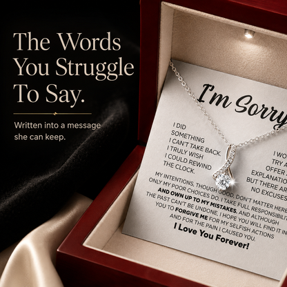 The “I'm Sorry” Complete Gift Set – Alluring Beauty Necklace