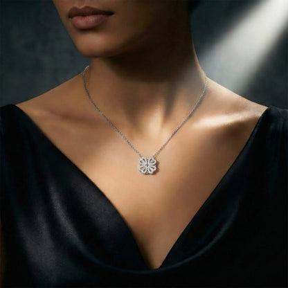 Apology Gift For Her - I Take Full Responsibility - Magnetic Hearts Necklace