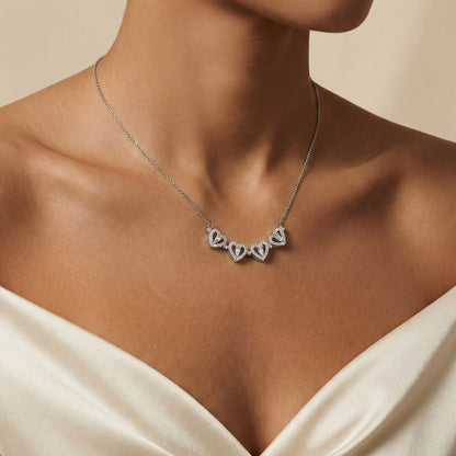 Apology Gift For Her - I Take Full Responsibility - Magnetic Hearts Necklace
