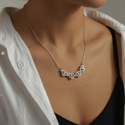 Apology Gift For Her - I Take Full Responsibility - Magnetic Hearts Necklace