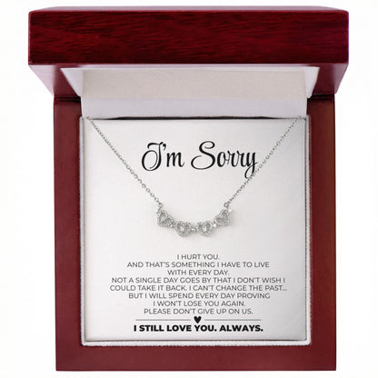 Magnetic Hearts Necklace - Apology Gift For Her2