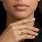 To My Precious Daughter - Engraved Women's Ring with Message Card