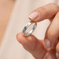 To My Precious Daughter - Engraved Women's Ring with Message Card