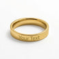 To My Precious Granddaughter - Engraved Women's Ring with Message Card