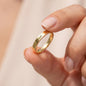 To My Precious Daughter - Engraved Women's Ring with Message Card