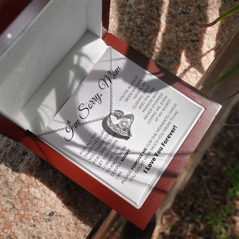 Tut Mir Leid Mama - Entschuldigungsgeschenk Für Mama - Für Immer Liebe Halskette