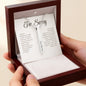 Apology Gift For Her - 4-Sided Stick Necklace - Engraved