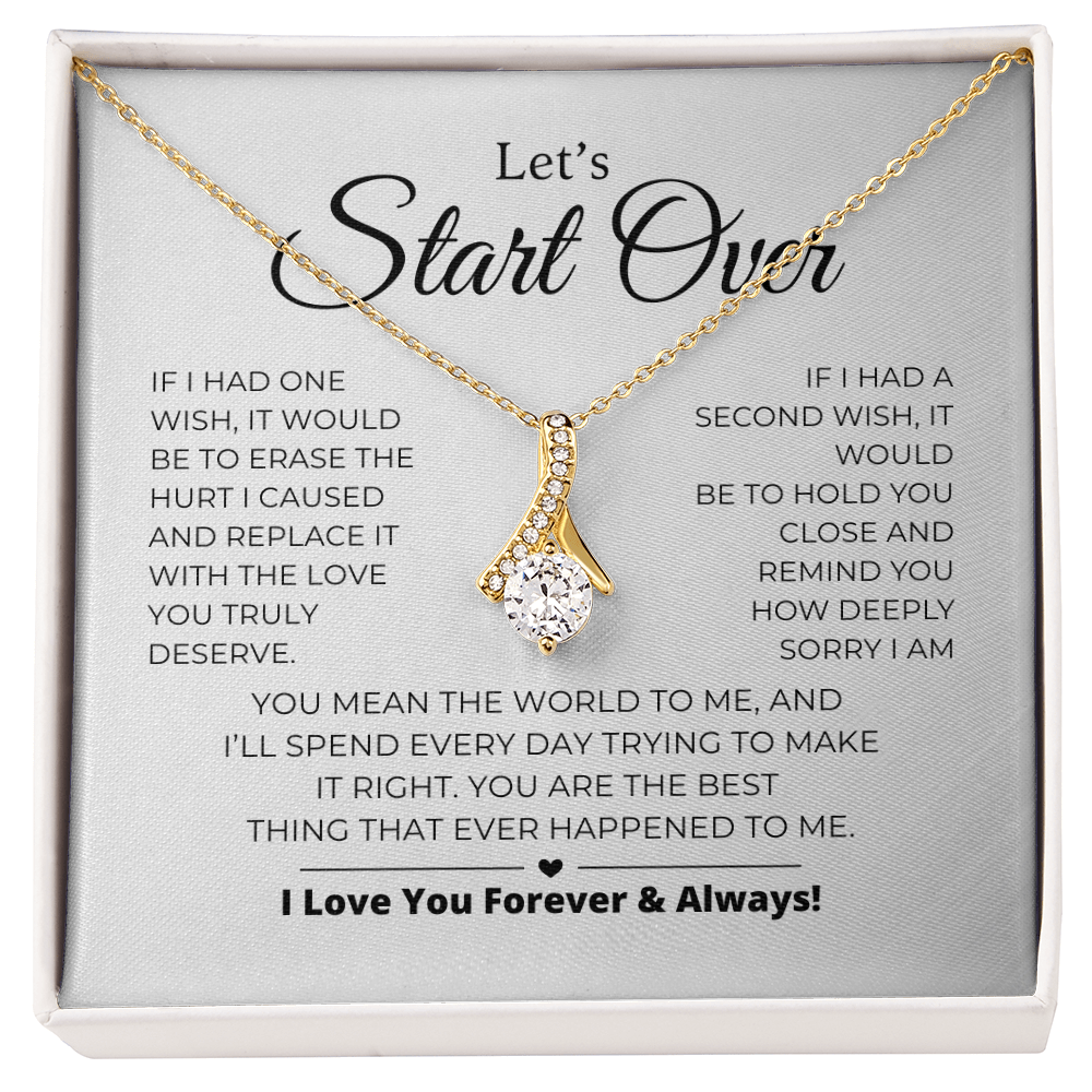 Neuanfang – Entschuldigungsgeschenk für sie – Alluring Beauty Halskette