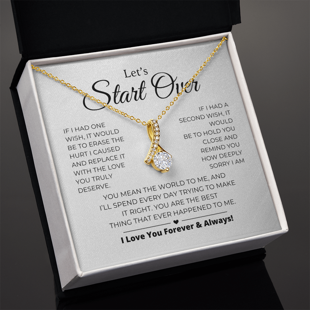 Neuanfang – Entschuldigungsgeschenk für sie – Alluring Beauty Halskette