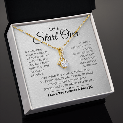 Neuanfang – Entschuldigungsgeschenk für sie – Alluring Beauty Halskette