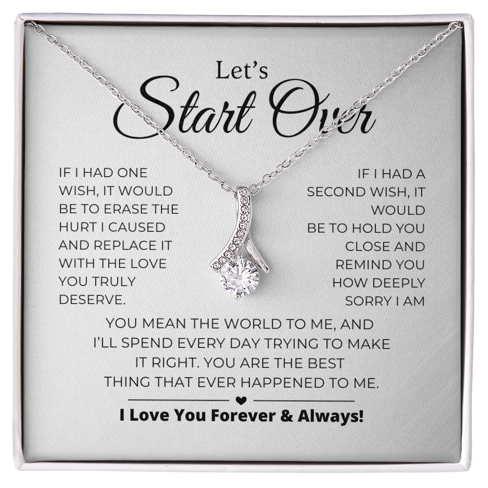 Neuanfang – Entschuldigungsgeschenk für sie – Alluring Beauty Halskette