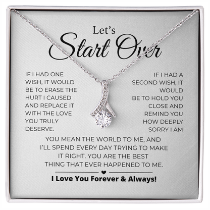 Neuanfang – Entschuldigungsgeschenk für sie – Alluring Beauty Halskette