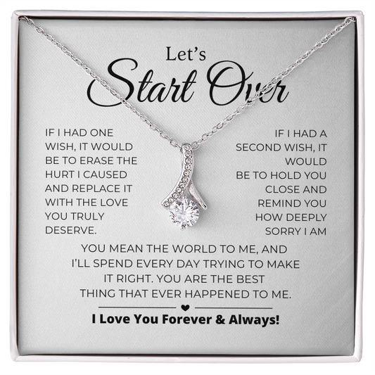 Neuanfang – Entschuldigungsgeschenk für sie – Alluring Beauty Halskette