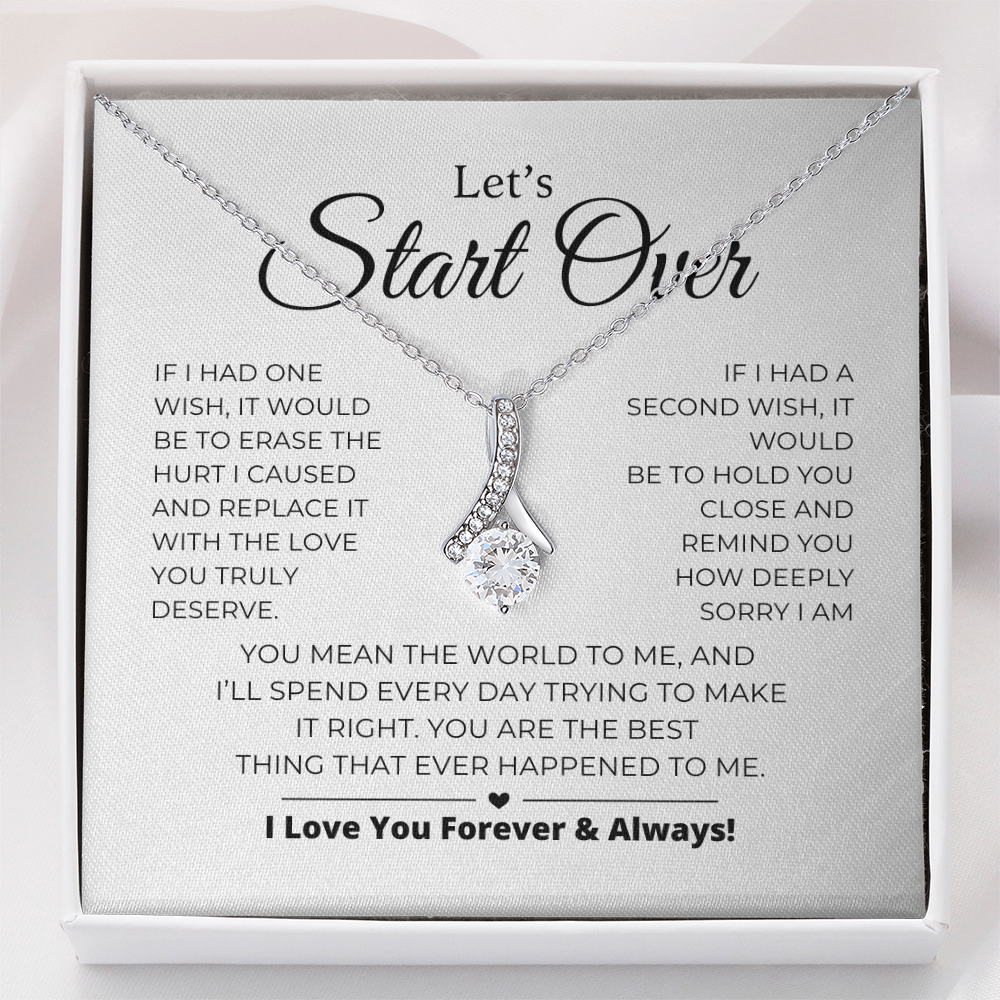 Neuanfang – Entschuldigungsgeschenk für sie – Alluring Beauty Halskette