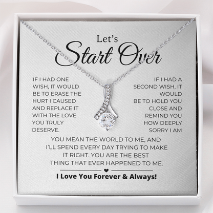 Neuanfang – Entschuldigungsgeschenk für sie – Alluring Beauty Halskette