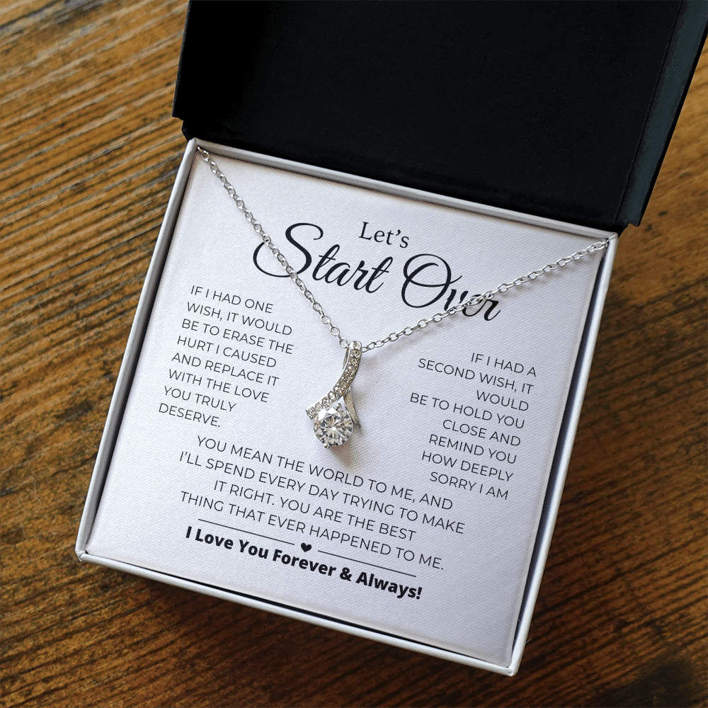 Neuanfang – Entschuldigungsgeschenk für sie – Alluring Beauty Halskette