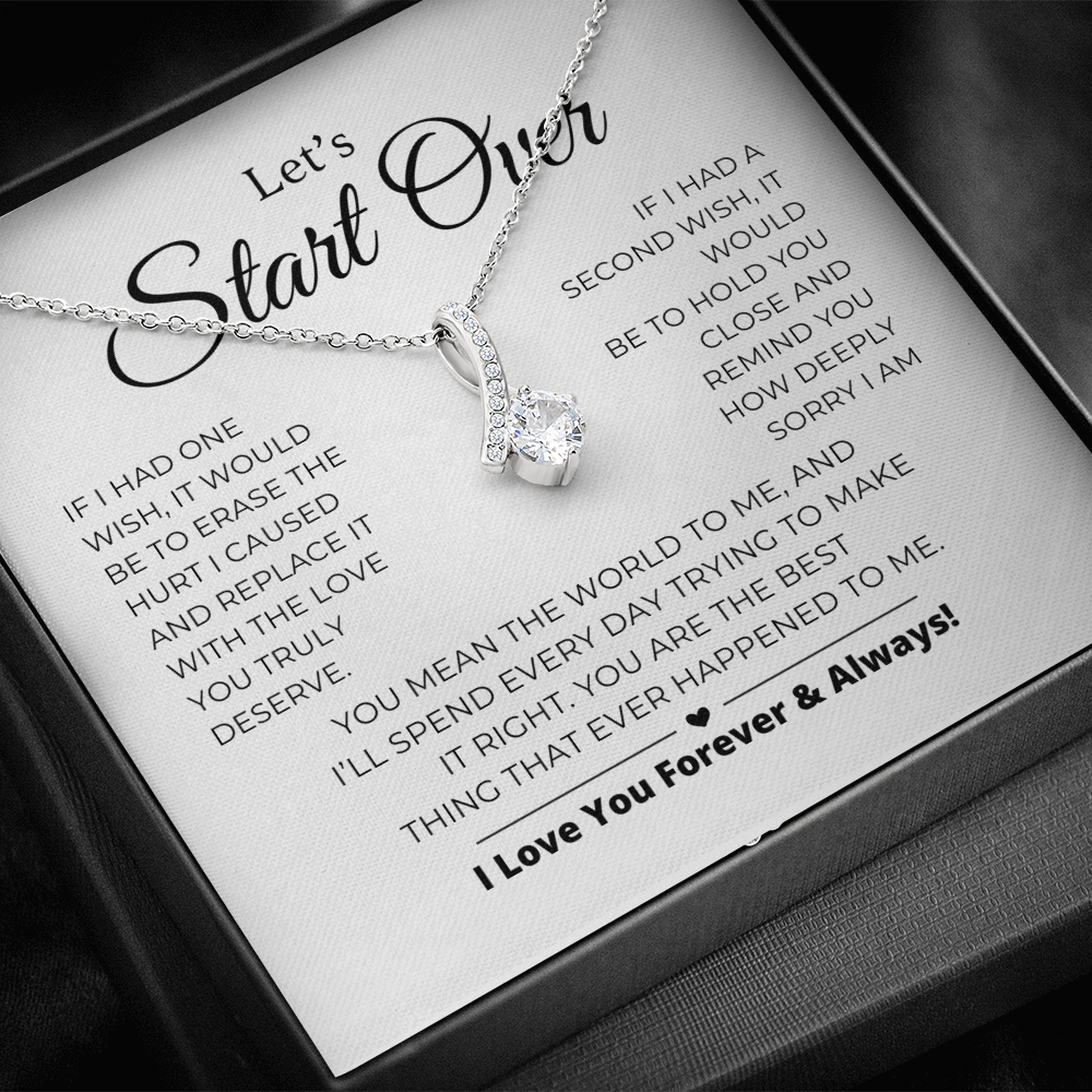 Neuanfang – Entschuldigungsgeschenk für sie – Alluring Beauty Halskette