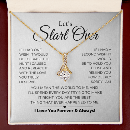 Neuanfang – Entschuldigungsgeschenk für sie – Alluring Beauty Halskette