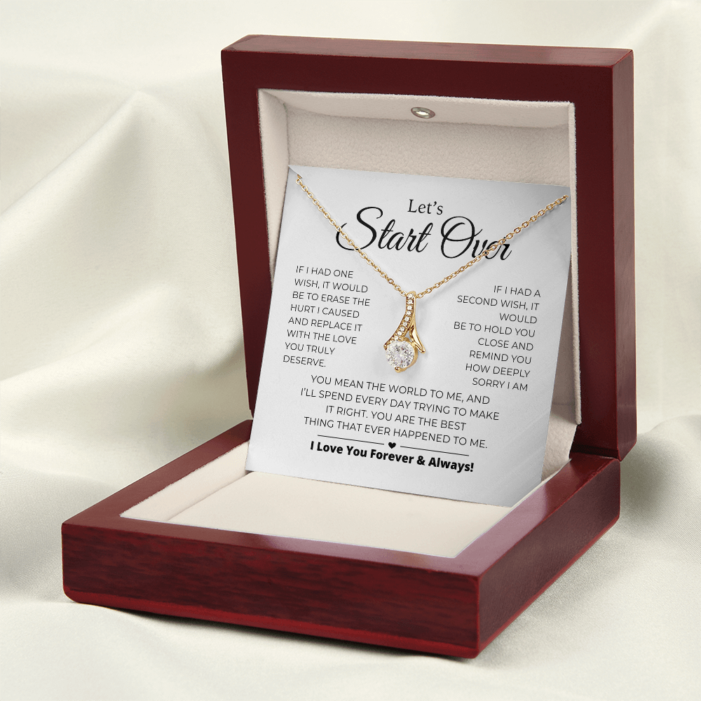 Neuanfang – Entschuldigungsgeschenk für sie – Alluring Beauty Halskette