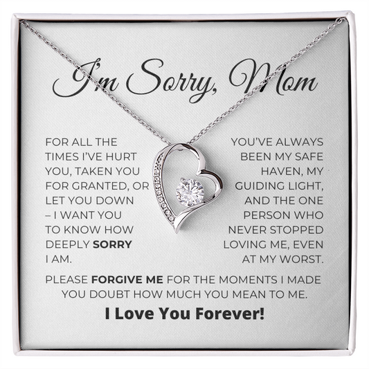 Tut Mir Leid Mama - Entschuldigungsgeschenk Für Mama - Für Immer Liebe Halskette