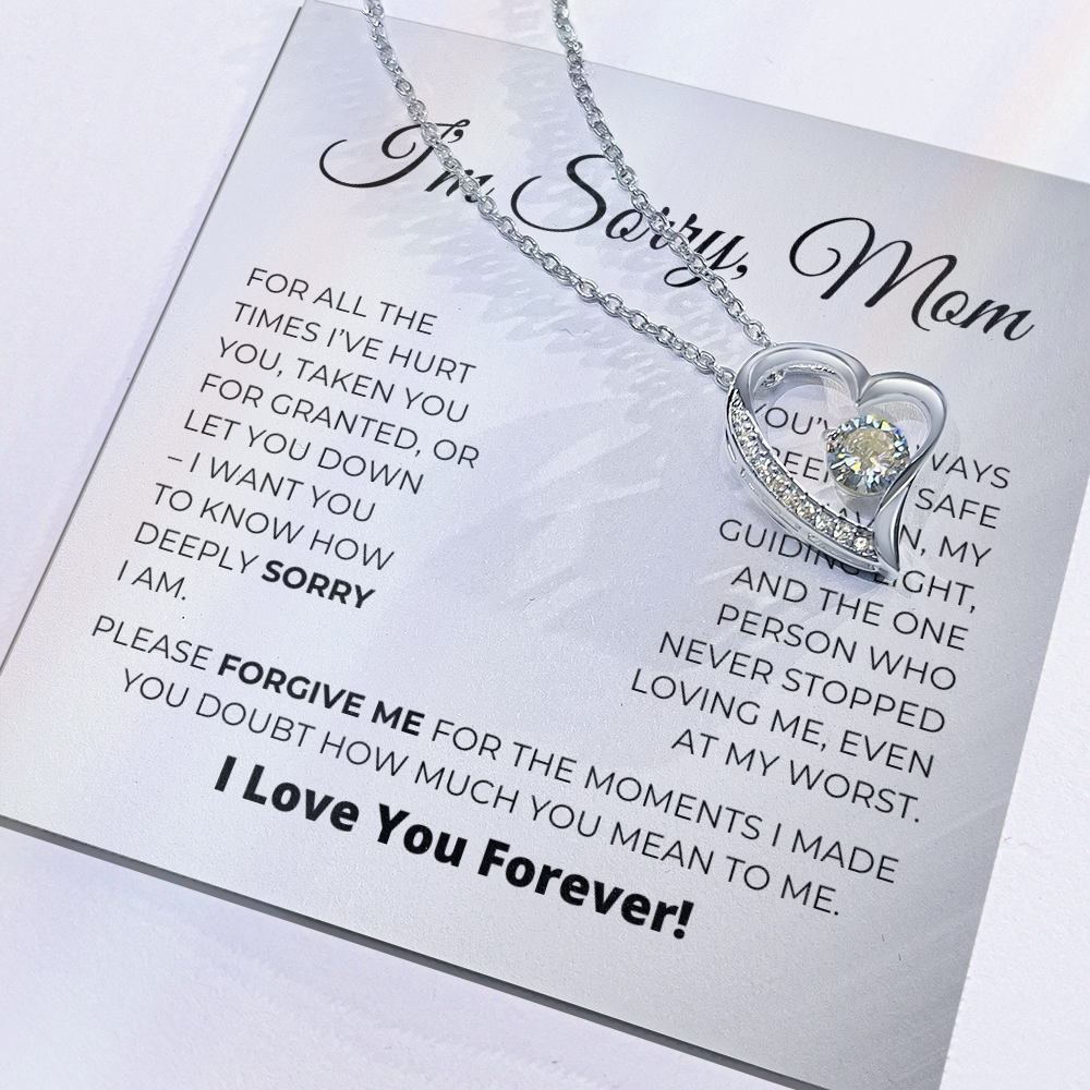 Tut Mir Leid Mama - Entschuldigungsgeschenk Für Mama - Für Immer Liebe Halskette