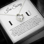 Entschuldigungsgeschenk für sie – Lernen, Wachsen – Halskette „Forever Love“