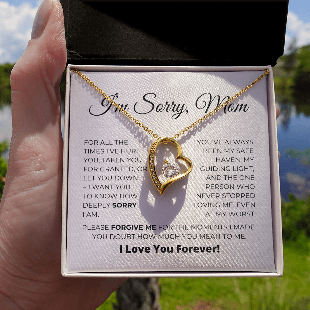 Tut Mir Leid Mama - Entschuldigungsgeschenk Für Mama - Für Immer Liebe Halskette