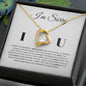 Entschuldigungsgeschenk für sie – Lernen, Wachsen – Halskette „Forever Love“