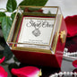Neuanfang – Liebesknoten mit drehbarer Rosen-Geschenkbox