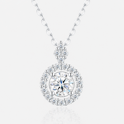 Apology Gift For Her - Forgive Me - Moissanite Pendant Necklace