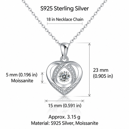 Apology Gift For Her - Moissanite Necklace