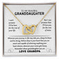 An meine wunderschöne Enkelin – Sei mutig und sei stark – Halskette
